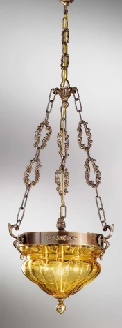 Подвесной светильник Nervilamp 571 571/3S/AM (220V, на цепи)