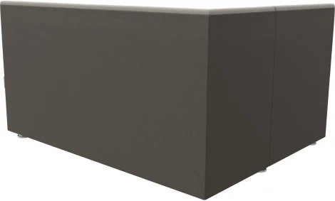 Диван кухонный угловой Уют левый угол (Бежевый/Рогожка) Лига Диванов арт.124130L