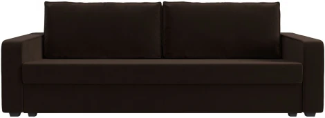Диван прямой Лига-009 (Коричневый/Микровельвет) Лига Диванов арт.118053