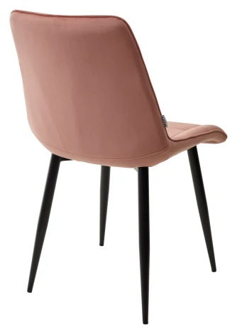 Стул CHIC BLUVEL-52 розовый / черный каркас
