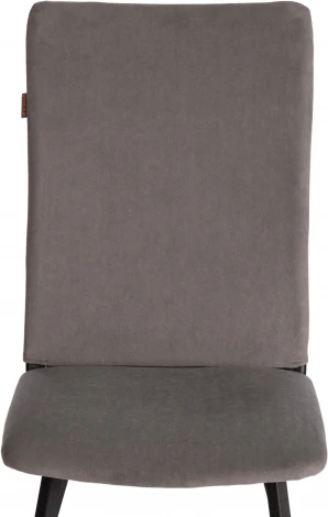 Стул обеденный La Rousse (Флок /Серый,Черный) Tetchair арт.24657