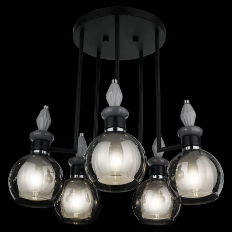 Потолочная люстра на штанге 33 Идеи CHN903.05.CH17.BL-S12GR (220V)