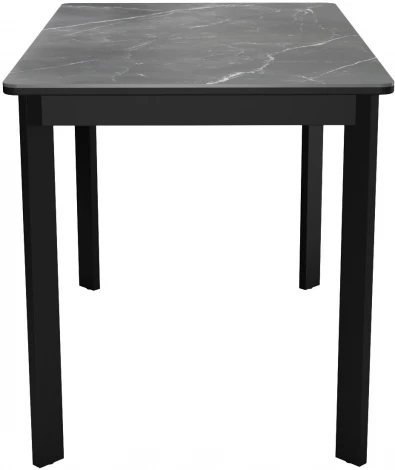 Стол DikLine LK110 Керамика Черный мрамор/подстолье черное/опоры черные арт.00-00073633
