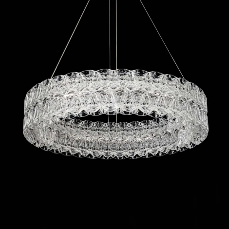 Подвесная люстра светодиодная с пультом с регулировкой цветовой температуры Modelux ML.8185.600 CR