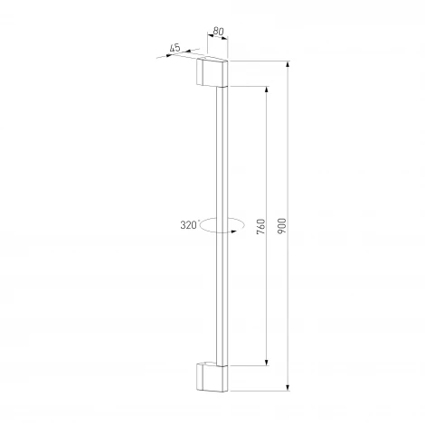 Настенный светильник уличный светодиодный поворотный Elektrostandard Argos 35122/D 3000K черный