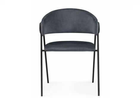 Обеденный стул Notta Криспиан темно-серый / черный