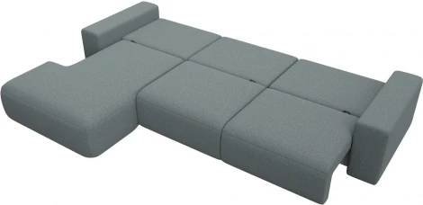 Диван угловой Лига-036 НПБ Классик Лонг левый угол Лига Диванов (Рогожка) арт.124680L