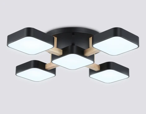 Потолочная люстра светодиодная на штанге с регулировкой цветовой температуры Ambrella COMFORT FL4883 (220V)