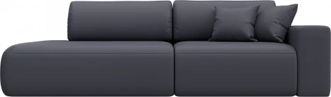 Диван прямой Лига-036 НПБ Модерн подлокотник справа Лига Диванов (Экокожа) арт.127713