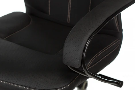 Кресло руководителя Бюрократ CH-608/ECO черный эко.кожа крестовина пластик