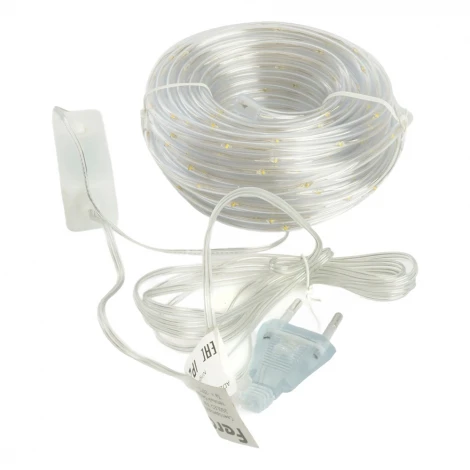 Светодиодная гирлянда линейная Мини Дюралайт мультиколор с контроллером 15м c питанием от сети 220V Feron CL587 51462