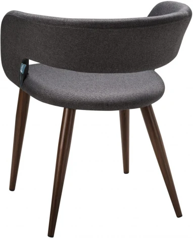 Стул R-Home Hugs Тм.Сер/тем. орех