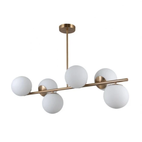 Потолочная люстра на штанге Omnilux Avetrana OML-66627-06 (220V, шарики)