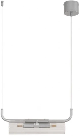 Подвесной светильник Lumion Toronto 8258/2 серебро/прозрачный, металл/стекло G9 2*20W 220V (на тросе)