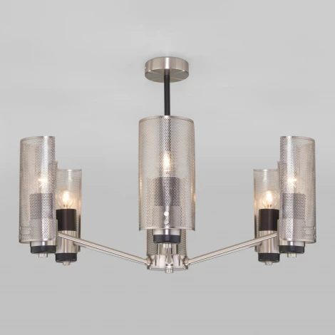 Потолочная люстра на штанге Eurosvet Grino 70139/6 никель (220V)