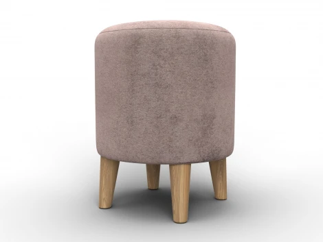 Пуф 002 (ДСП,Фанера/Дерево/Велюр/Бежевый) Лига Диванов 132353