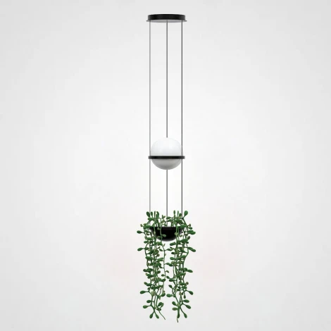 Подвесной светильник Palma Wall Lamp Шар + Вазон ImperiumLoft 22,93727 (168489-22) (220V, на тросе, шар)