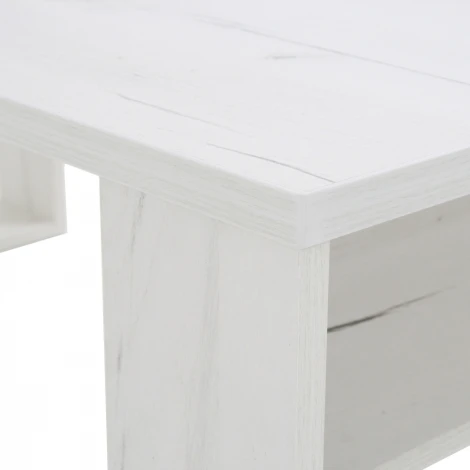 Стол журнальный BeautyStyle 25 дуб крафт белый/без стекла Mebelik арт.008898