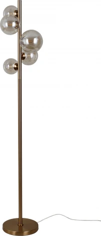 Торшер с выключателем Moderli Molly V10792-5F (220V, шар, молекулы)