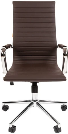 Компьютерное кресло CHAIRMAN 755 (Металл,Экокожа/Коричневый)