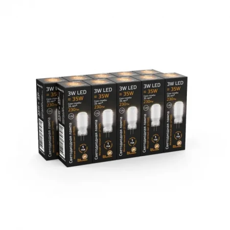 Лампочка светодиодная G4 2,5 Вт 230 lm 2700K теплое белое свечение Gauss 207707103