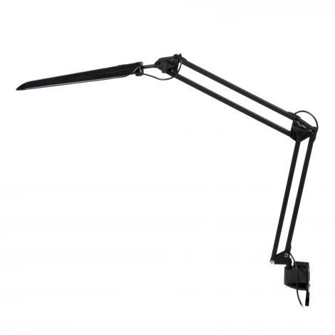 Офисная настольная лампа на струбцине Uniel TLD-524 Black/LED/500Lm/4500K/Dimmer (220V, диммер, сенсорный выключатель)