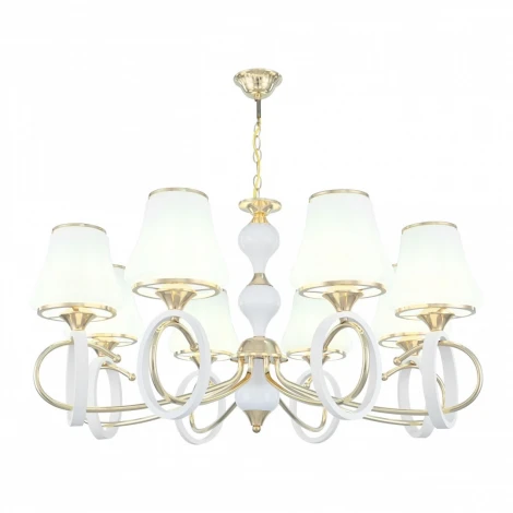 Подвесная люстра Arte Milano Florentia-2387 302387/8 Wh/Gd (220V, на цепи)
