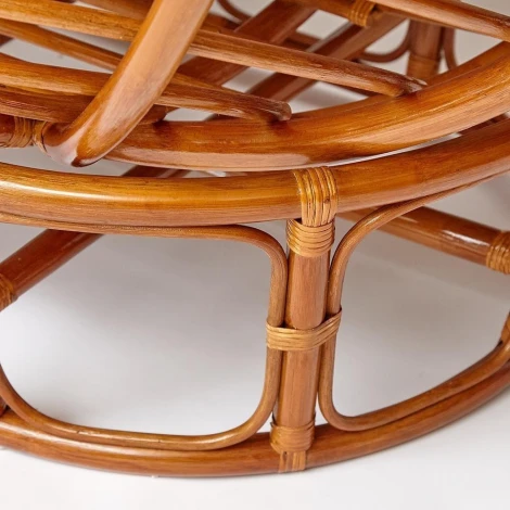 Кресло "MAMASAN" 23/02 W /с подушкой/ Cognac (коньяк) Tetchair MAMASAN 5774