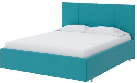 PROxSON Кровать Neo (Ткань: Велюр Forest 562 Голубой) 80x200