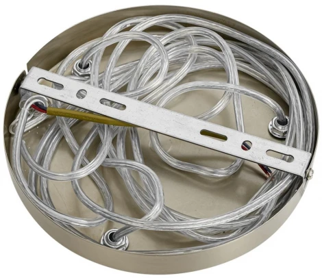 Подвесной светильник Lumion Denver 8277/3A сатин никель/прозрачный, металл/стекло Е14 3*40W 220V (на проводе)