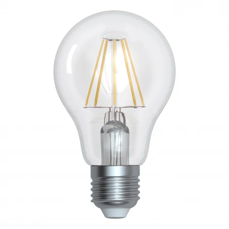 Лампочка светодиодная шар прозрачная E27 15W 4000K Uniel LED-A70-15W/4000K/E27/CL PLS02WH