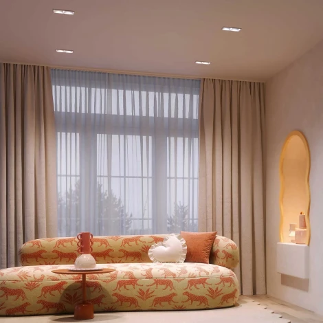 Светильник встраиваемый MS-FLOW-BUILT-S157x85-2x6W Warm3000 (WH, 55 deg, 230V) (Arlight, IP20 Металл) 060934