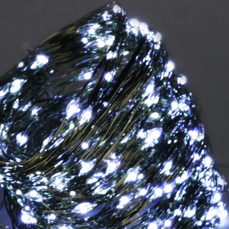 Гирлянда светодиодная Роса 20м 200LED Sneha A-961A WT