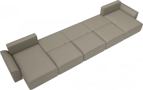 Диван п-образный Лига-048 НПБ МегаЛонг Лига Диванов (Экокожа) арт.128324