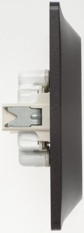 Розетка встраиваемая двойная без заземления (шоколад) Systeme Electric Glossa GSL000820