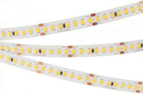 Светодиодная лента RT-A168-10mm 24V White6000 (17 W/m, IP20, 2835, 5m) (Arlight, Открытый) 019093(2)