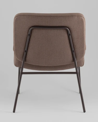 Кресло Stool Group Эбигейл велюр коричневый, каркас серо-коричневый УТ000041983