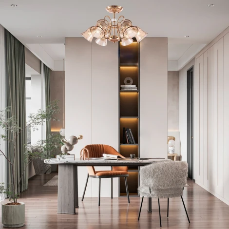 Потолочная люстра на штанге Arte Milano AM340800 340800/6 FGD (220V)