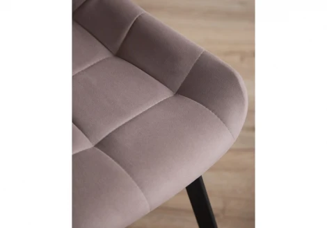 Стул на металлокаркасе Челси П латте (zd 290) / черный 632485