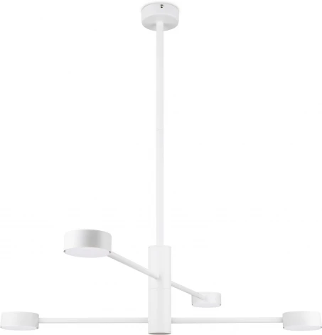 Потолочная люстра ярусная на штанге Freya Tactic FR5363CL-04W (220V, круглые)