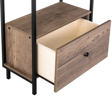 Готовая прихожая Woodville Лира дуб велингтон / черный матовый 420987