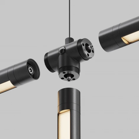 T-образный плоский коннектор для системы Shelf без ввода питания Maytoni Accessories for system Shelf CA015TC-B (24V)