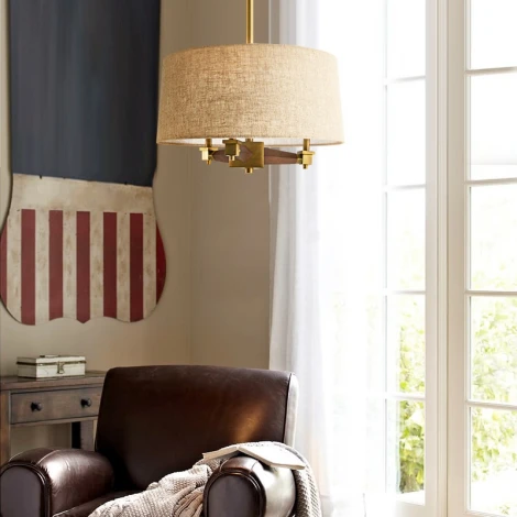 Потолочная люстра на штанге Jorgenson Beige ImperiumLoft Stavra-Triple01 (102090-26)