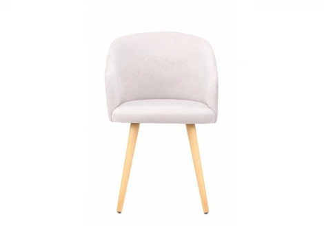 Стул деревянный Монер светло-серый (glory 36) / светлое дерево 632635