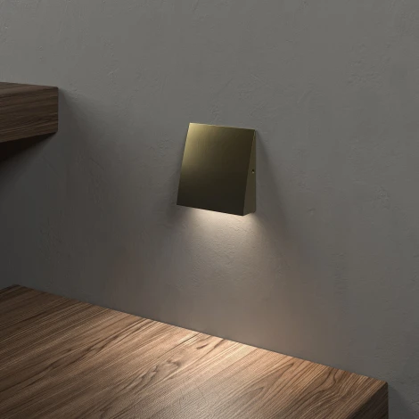 Подсветка светодиодная для лестниц встраиваемая Elektrostandard Wally 40159/LED 4000K Латунь