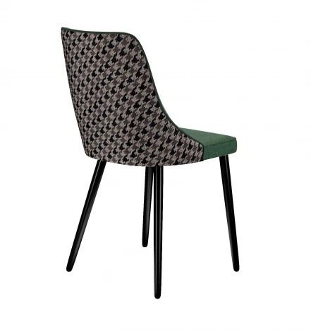 Стул DikLine 286 SB1/A2 зеленый, ножки черные 00-00080550 00-00080550