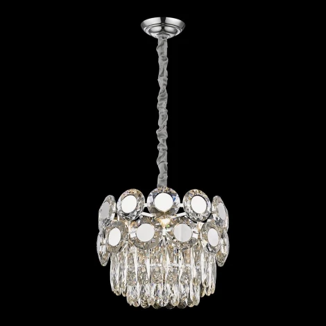 Подвесная люстра Wertmark Claudia WE134.05.103 (220V, хрусталь, на цепи, круглые)