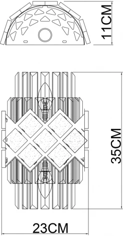 Настенный светильник Arte Lamp Amelia A1039AP-2BK (220V)