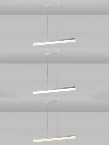 Подвесной светильник светодиодный Natali Kovaltseva Line HIGH-TECH LED LAMPS 82067 (регулировка яркости, 220V, пульт управления, на тросе)