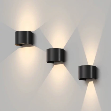 Настенный уличный светильник светодиодный Denkirs Malbec DK9771-BK (220V, IP54)